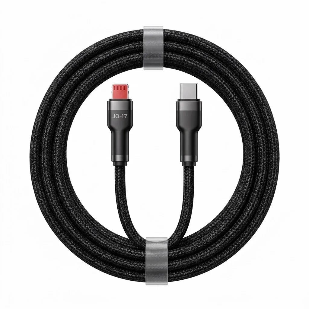 Cable de Datos Rapido Marca Juqu JQ-17 60W Lightning 2 Metros