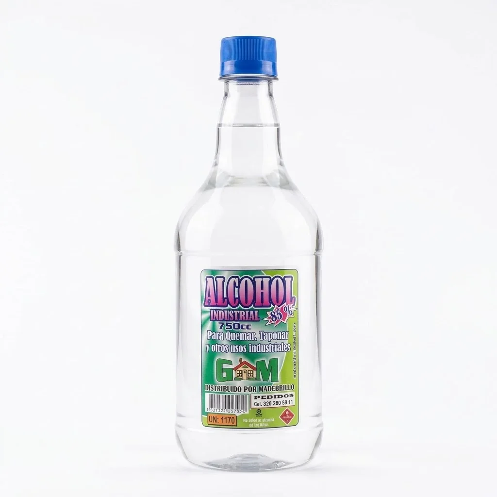 Alcohol Industrial 85% 375cc