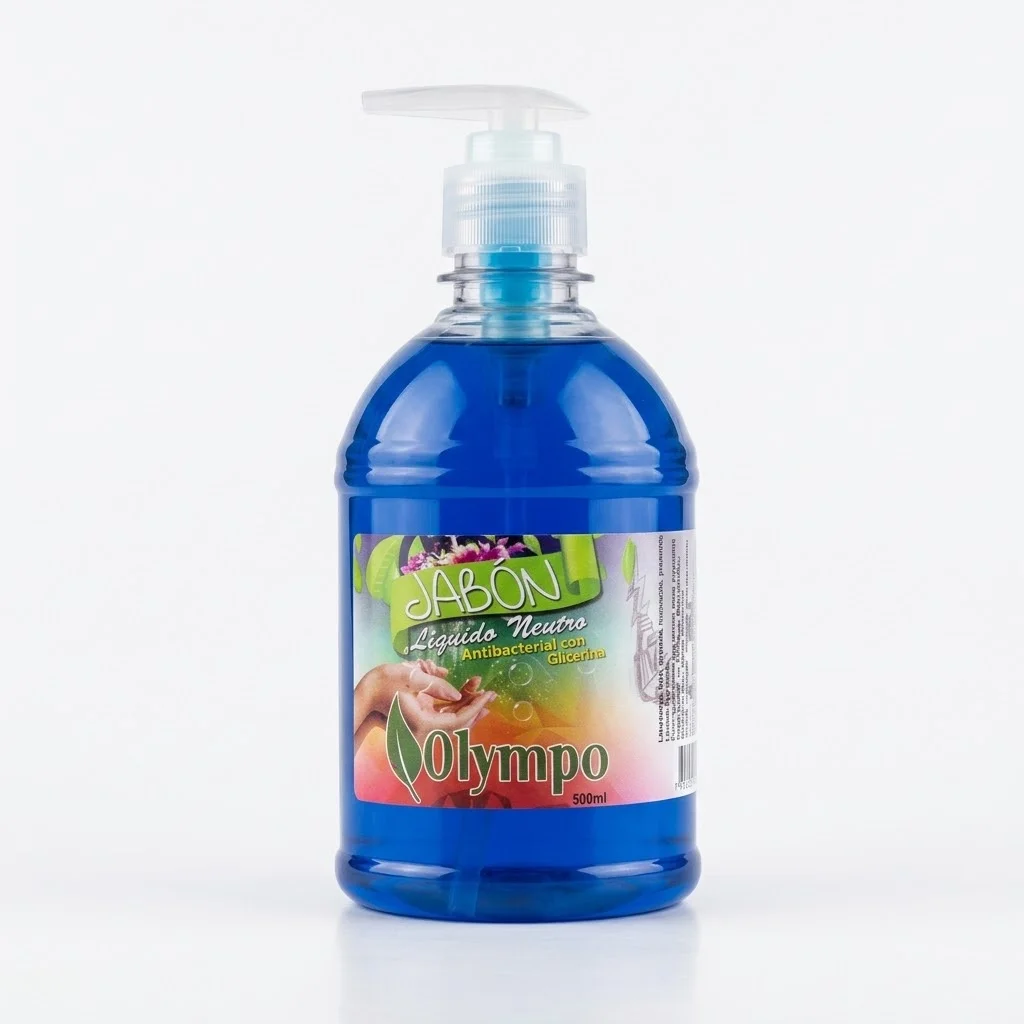 Jabón Liquido Neutro Olympo Talco 500ml