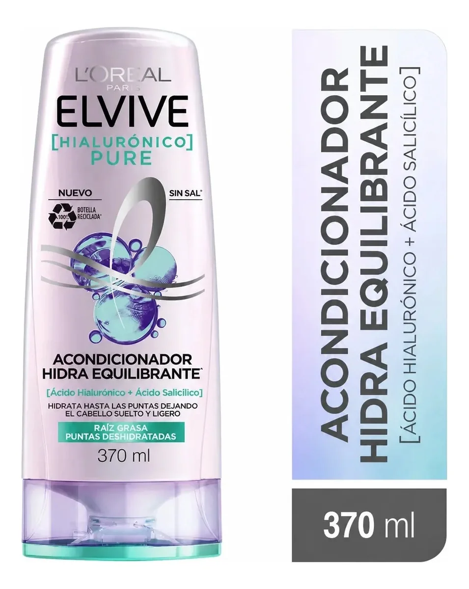 Shampoo ELVIVE Hidra Purificante Pure 370ml