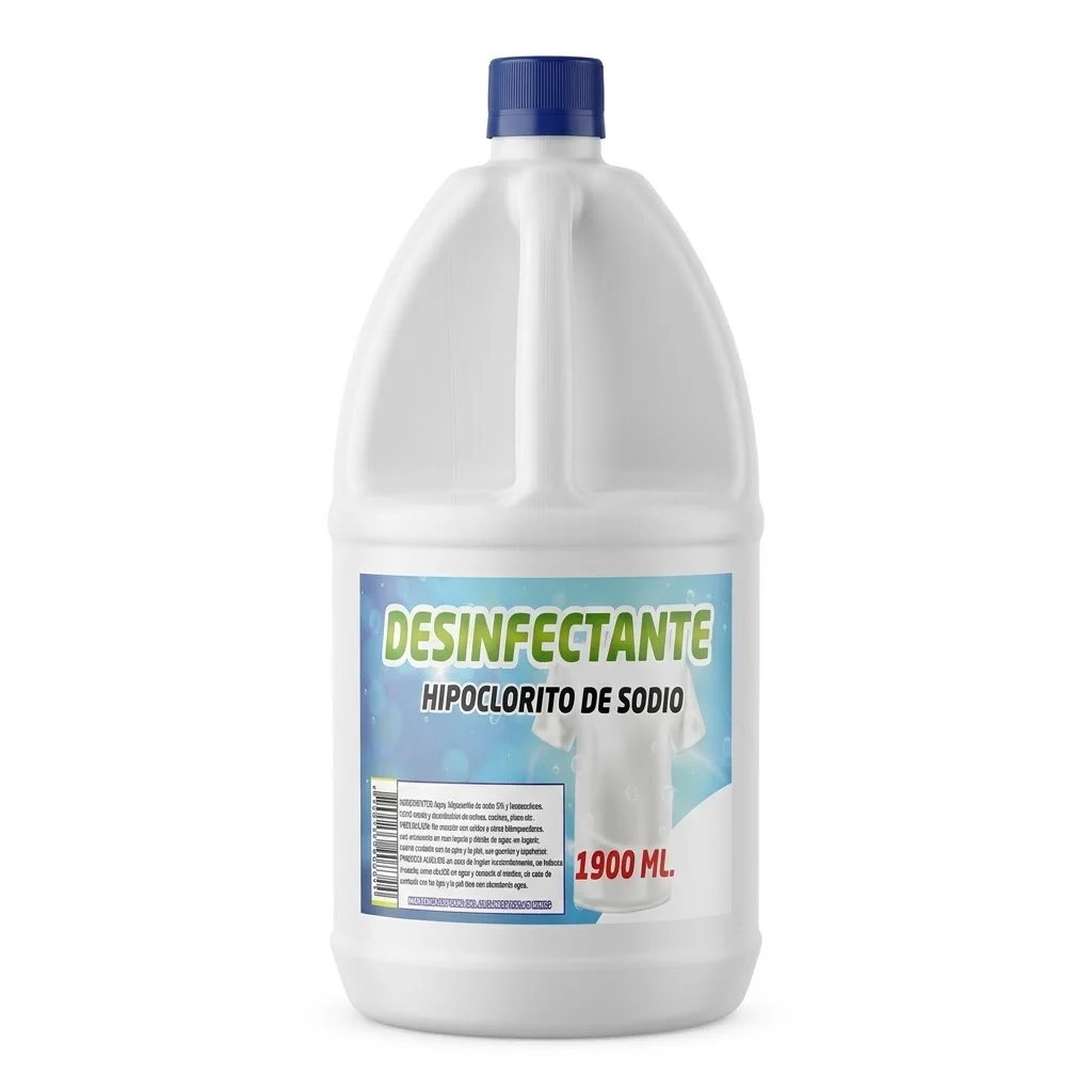 Desinfectante Hipoclorito de Sodio 1900ml