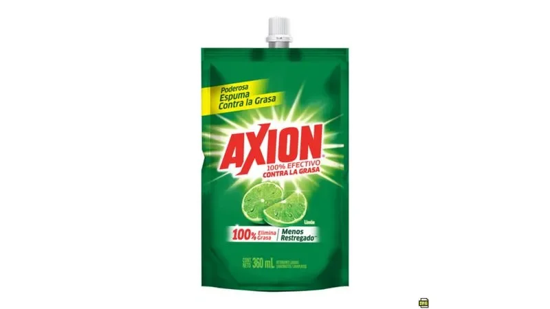 Detergente Lavaloza Liquido Axion Limon 360ml