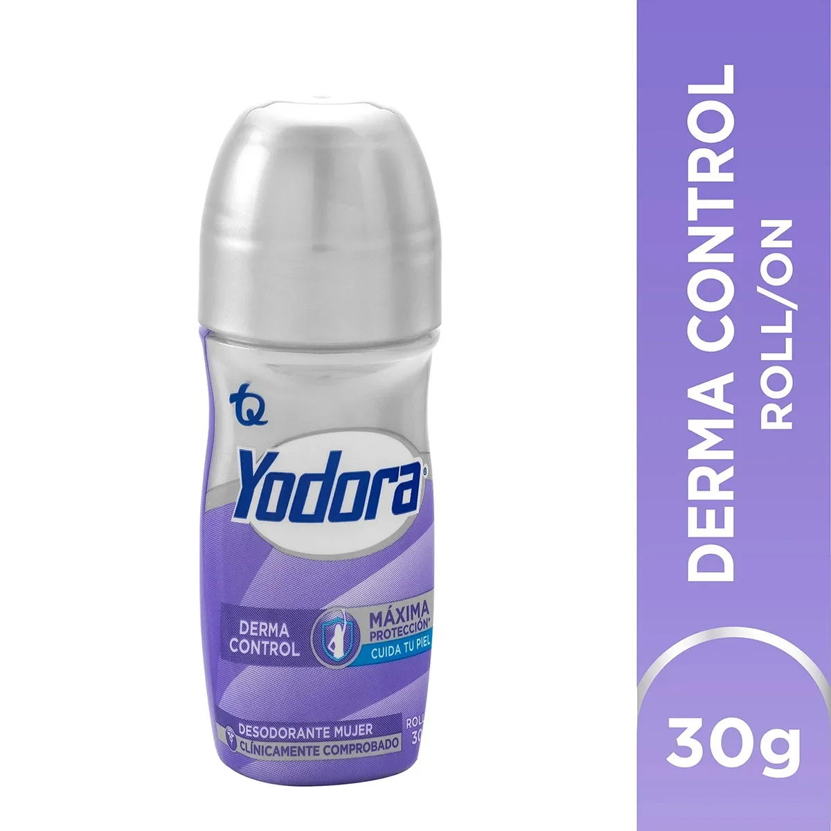 Desodorante Yodora Derma Control Máxima Protección Mini Roll On x 30 g.