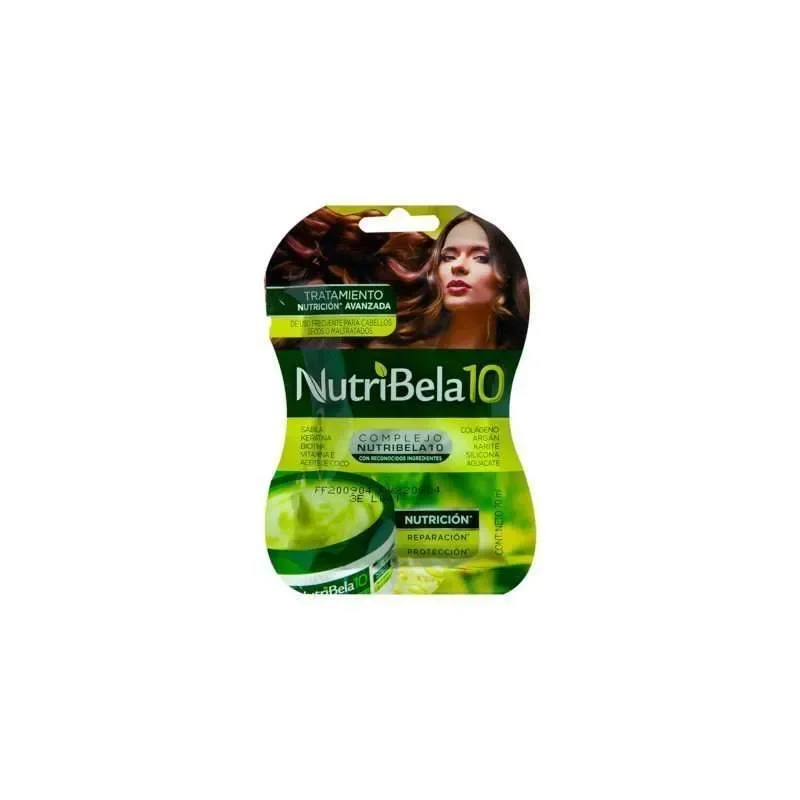 Tratamiento Capilar Nutribela 15 Nutrición Devuelva la Belleza Natural 27ml