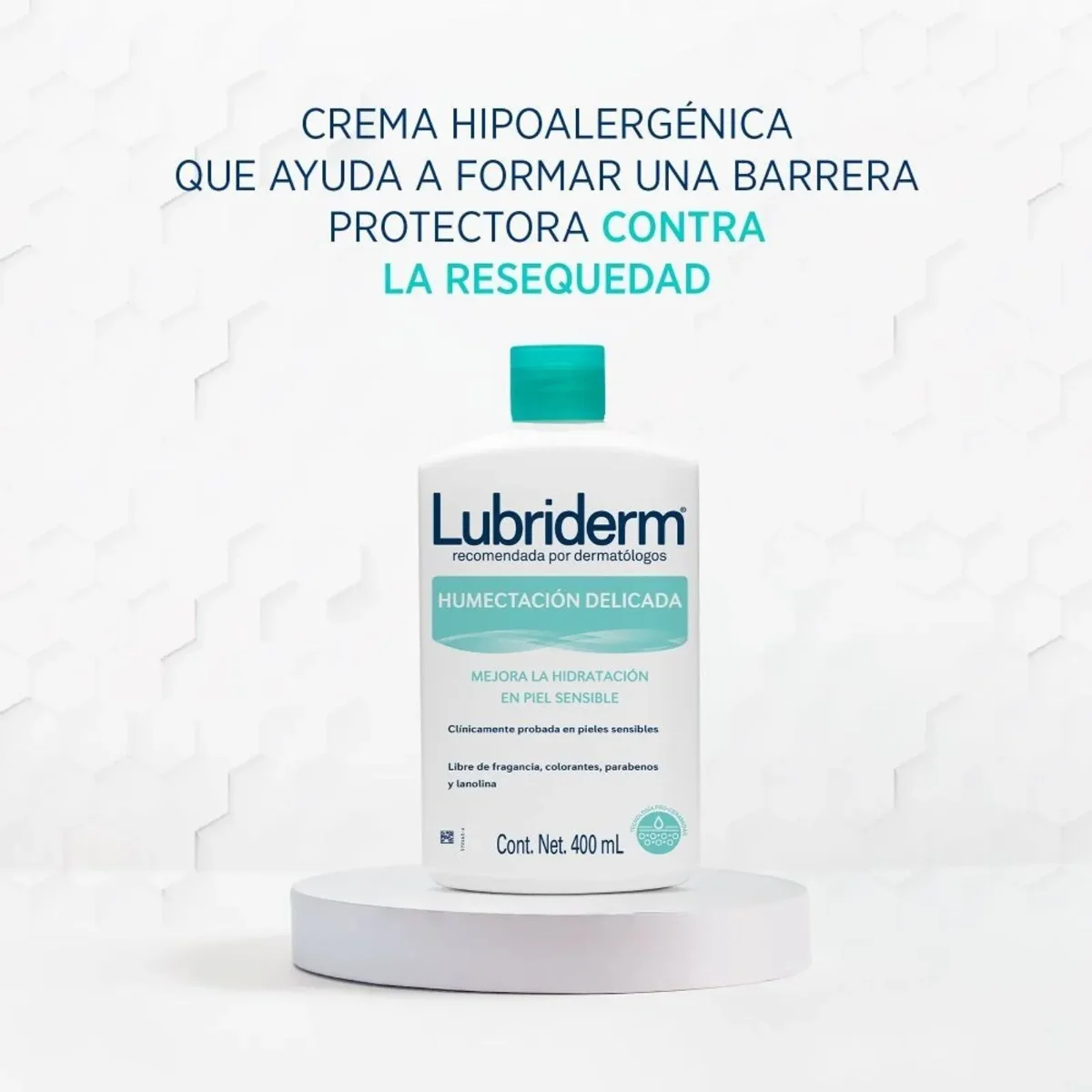 Crema Corporal Lubriderm Humectacion Delicada 400ml