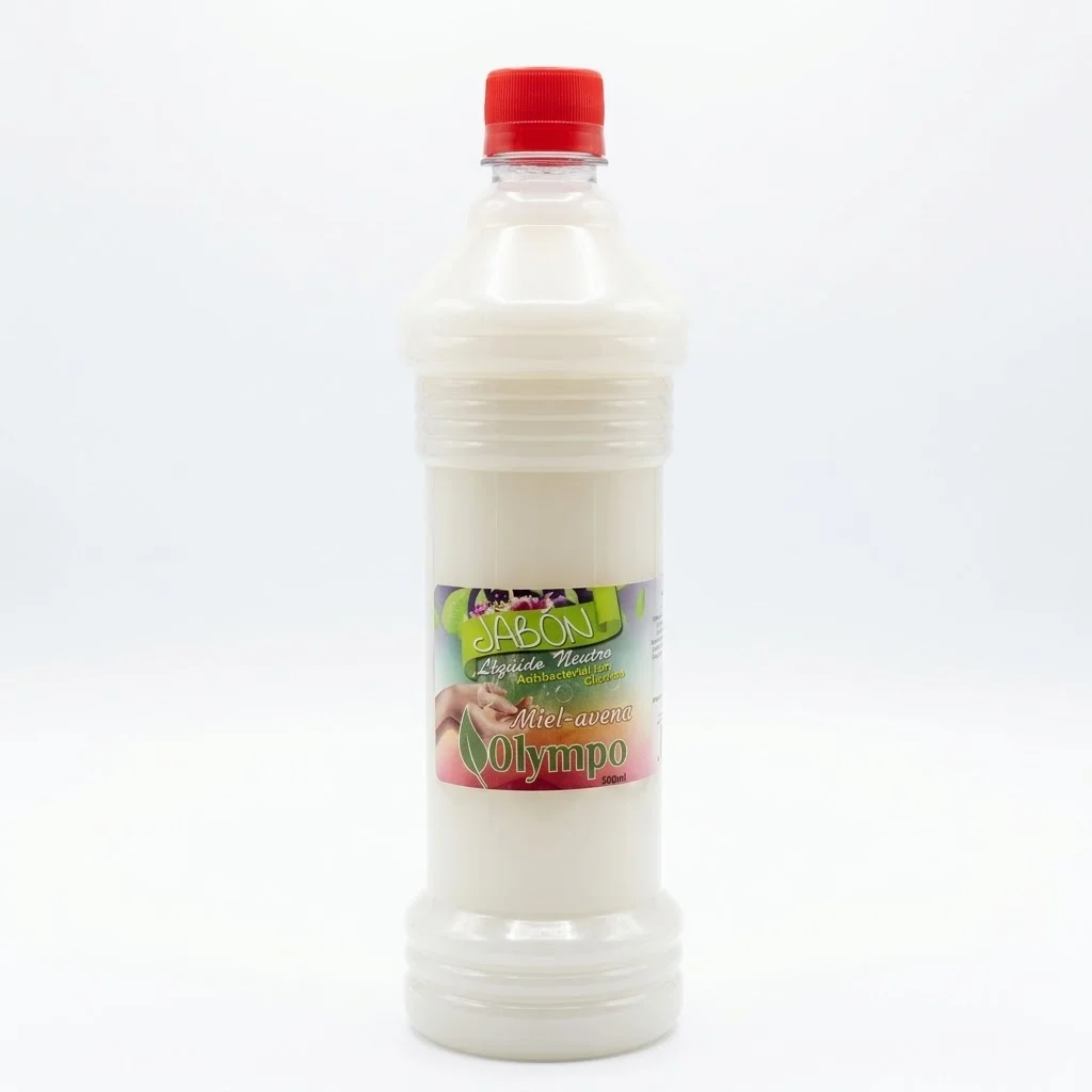Jabón Liquido Neutro Olympo Miel Avena 810ml