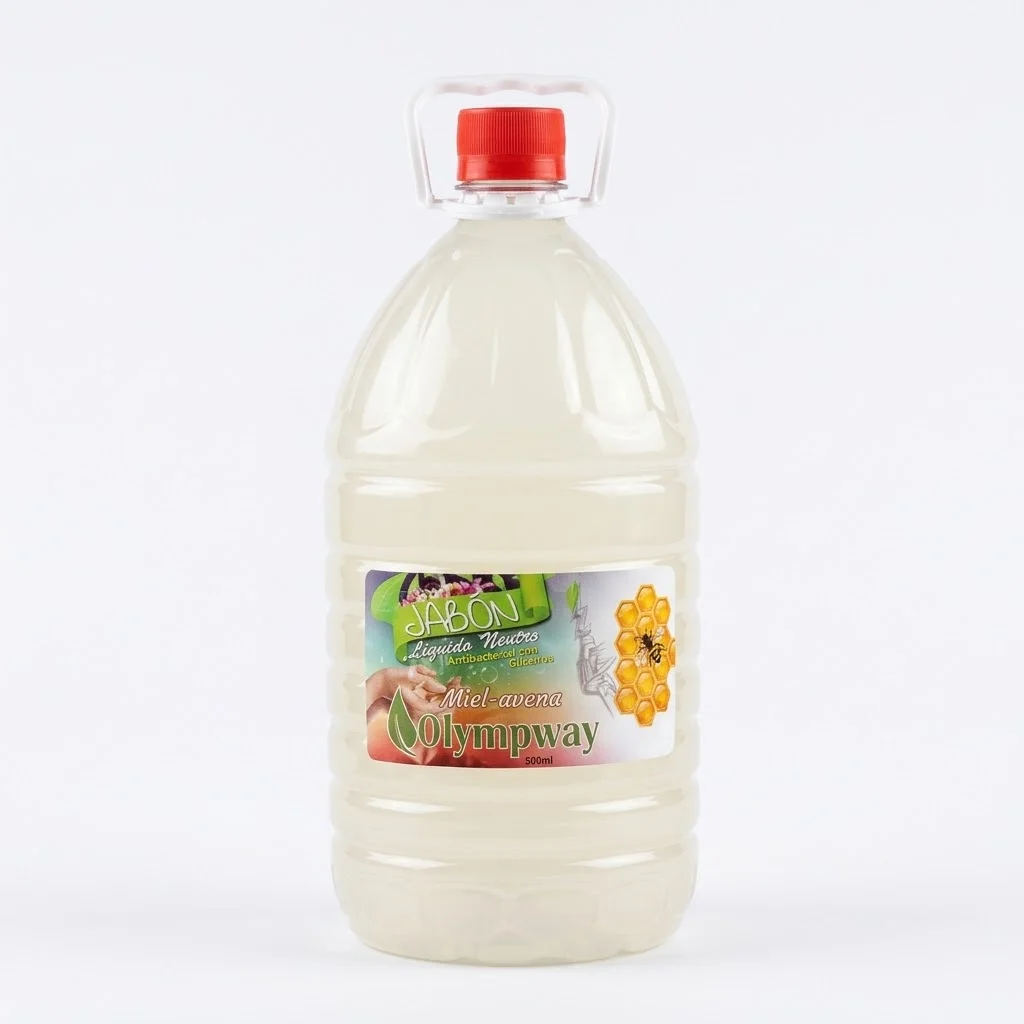 Jabón Liquido Neutro Olympo Miel Avena 1900ml