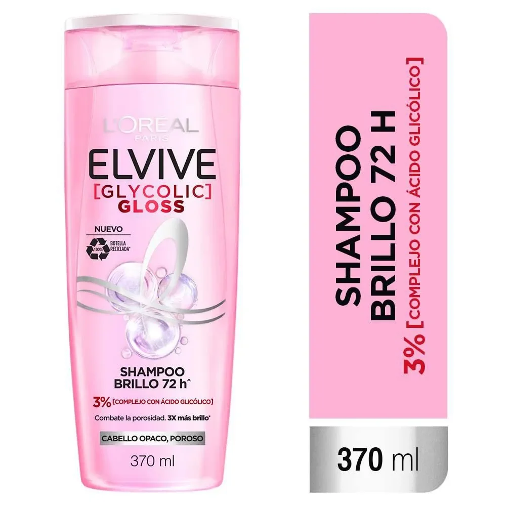 Shampoo ELVIVE Glycolic Gloss Brillo 370ml