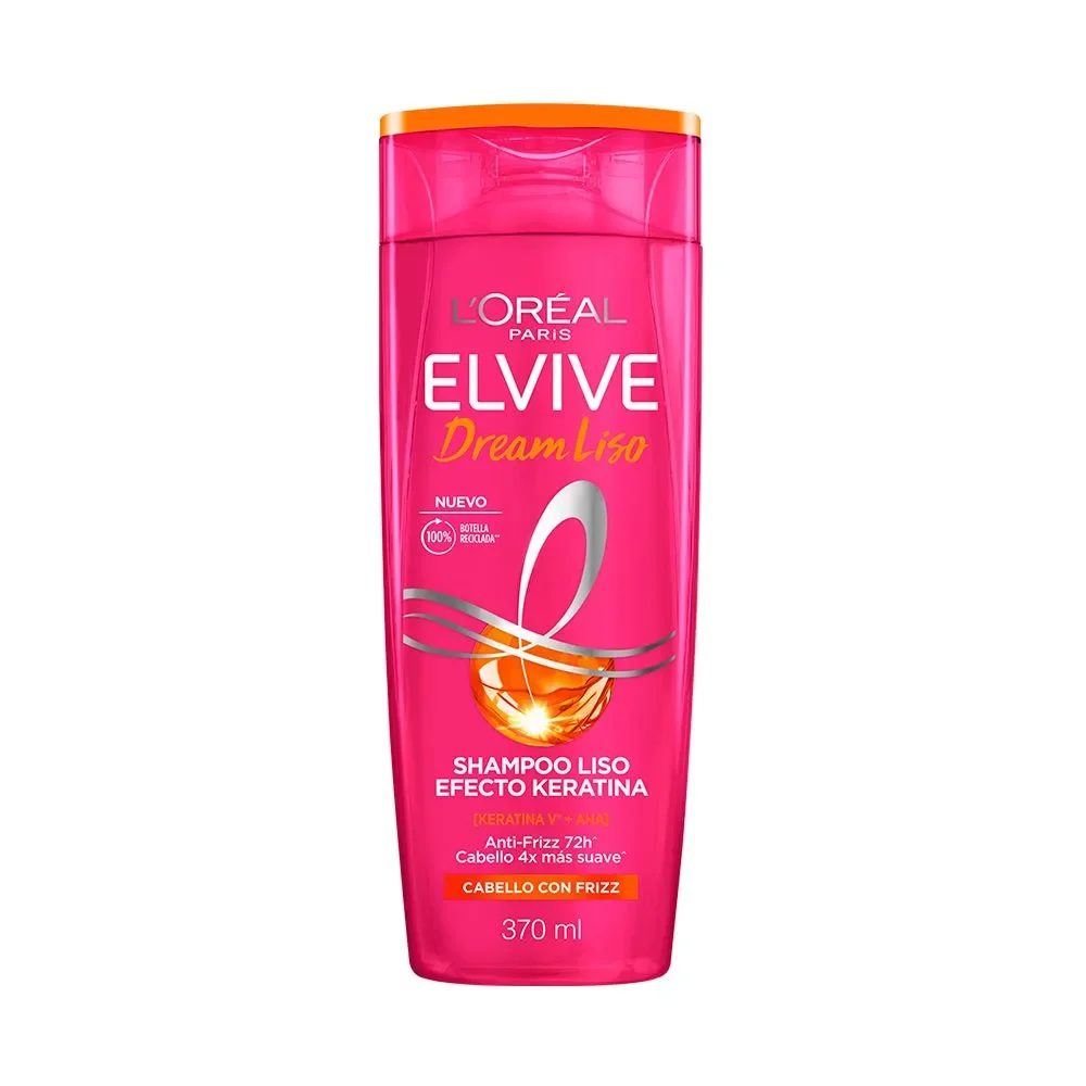 Shampoo ELVIVE Dream Liso Efecto Keratina 370ml