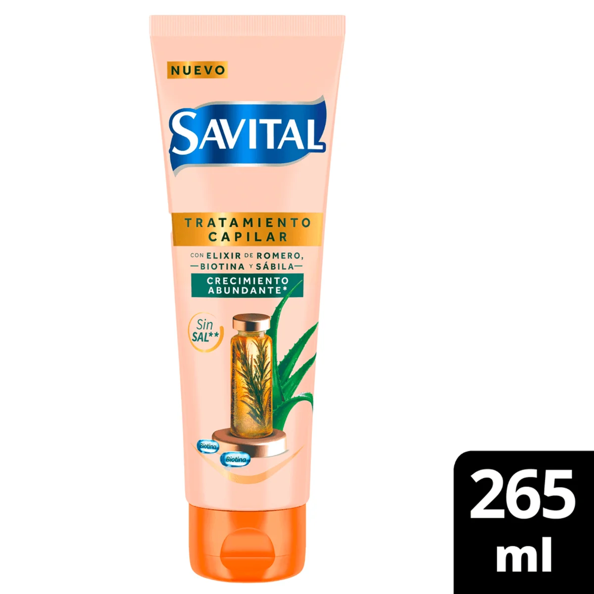 Mascarilla Savital Elixir de Romero, Biotina y Sávila 265ml