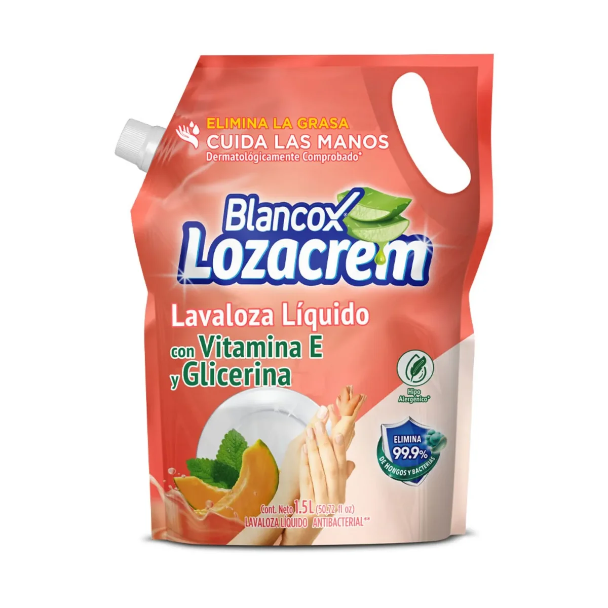 Lavaloza Lozacrem Líquido e Glicerina 1.5L