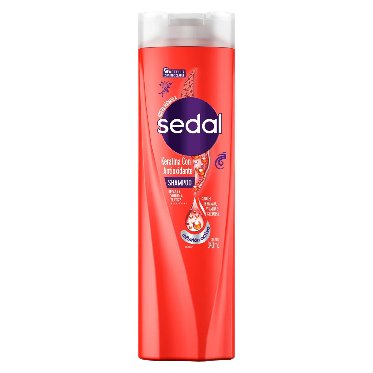 Shampoo Sedal Keratina con Antioxidante 340ml