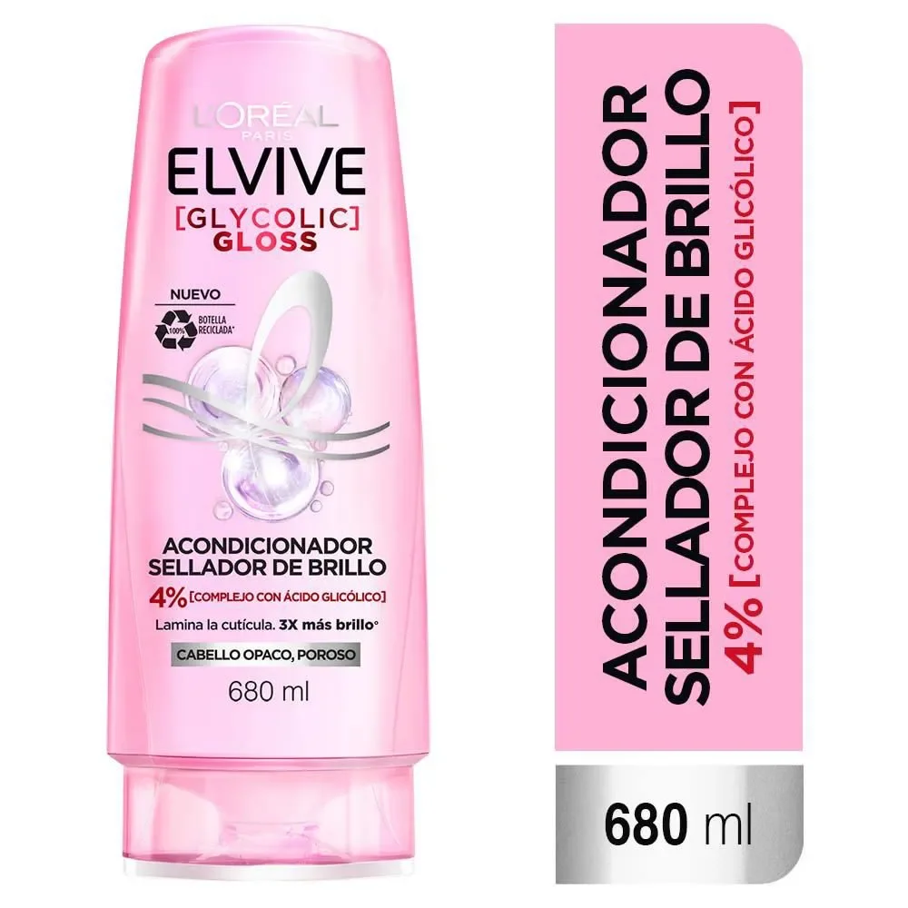 Acondicionador ELVIVE Glycolic Gloss 680ml