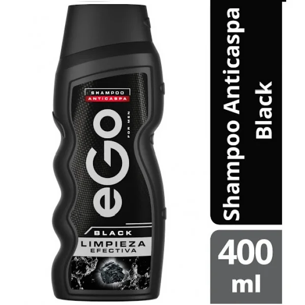 Ego Shampoo Anticaspa Black Limpieza Efectiva x 400ml