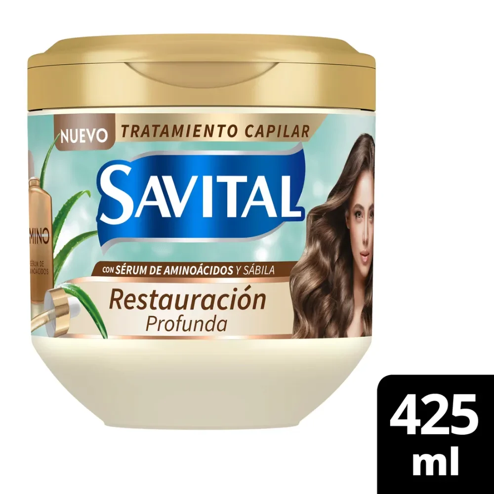 Tratamiento Capilar Aminoácidos Savital 425ml