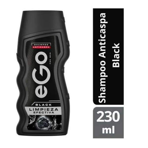 Ego Shampoo Anticaspa Black Limpieza Efectiva x 230ml
