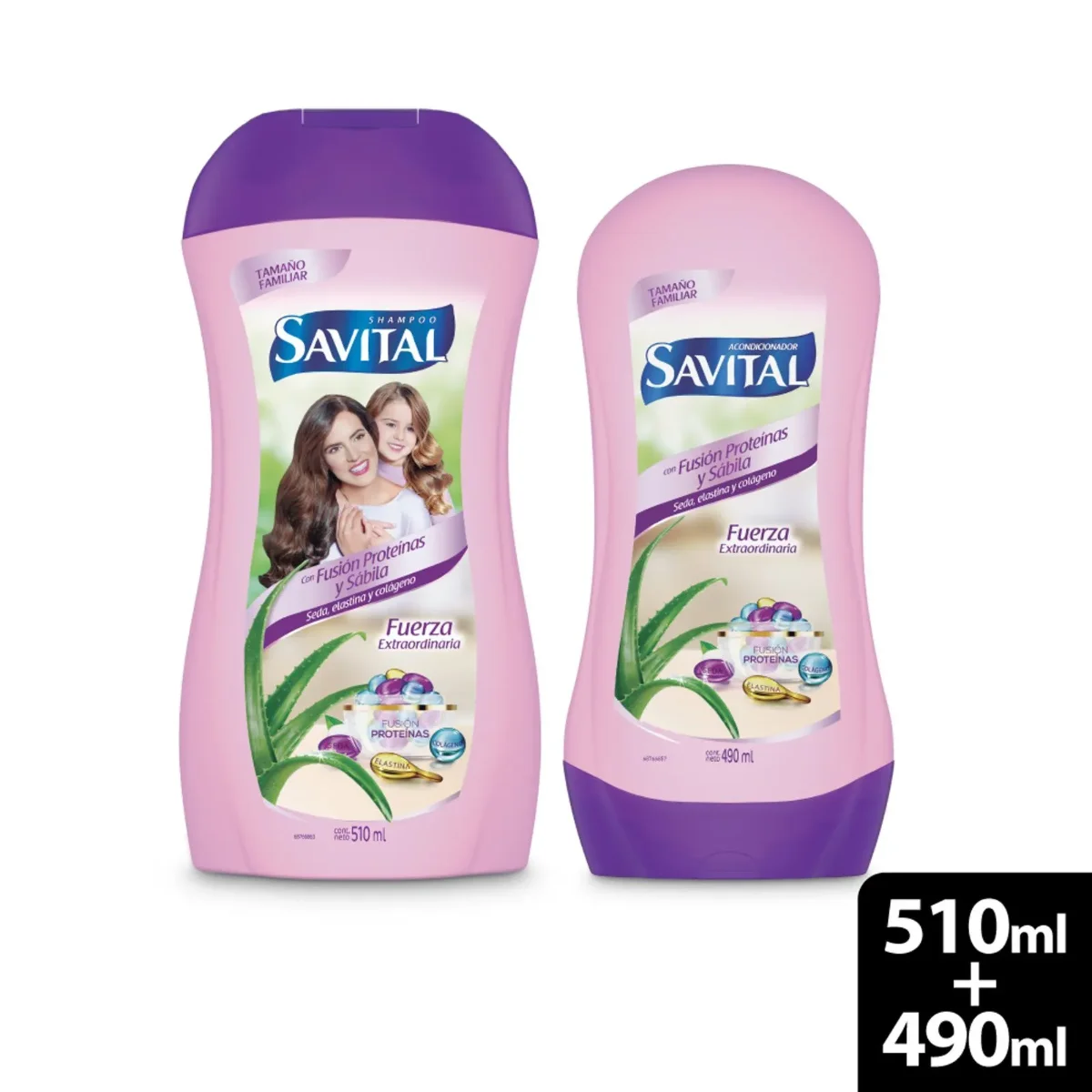 Shampoo Savital x510ml+ Acondicionador x490ml