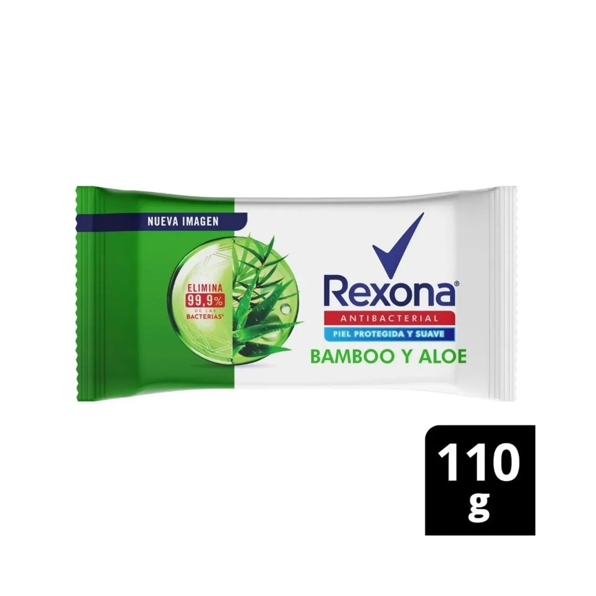 Jabon Rexona Antibacterial Bamboo y Aloe