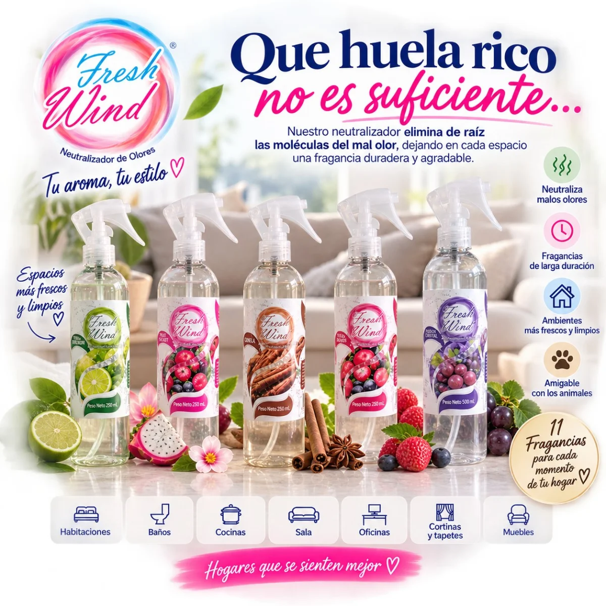 Neutralizador de Olores Fresh Wind