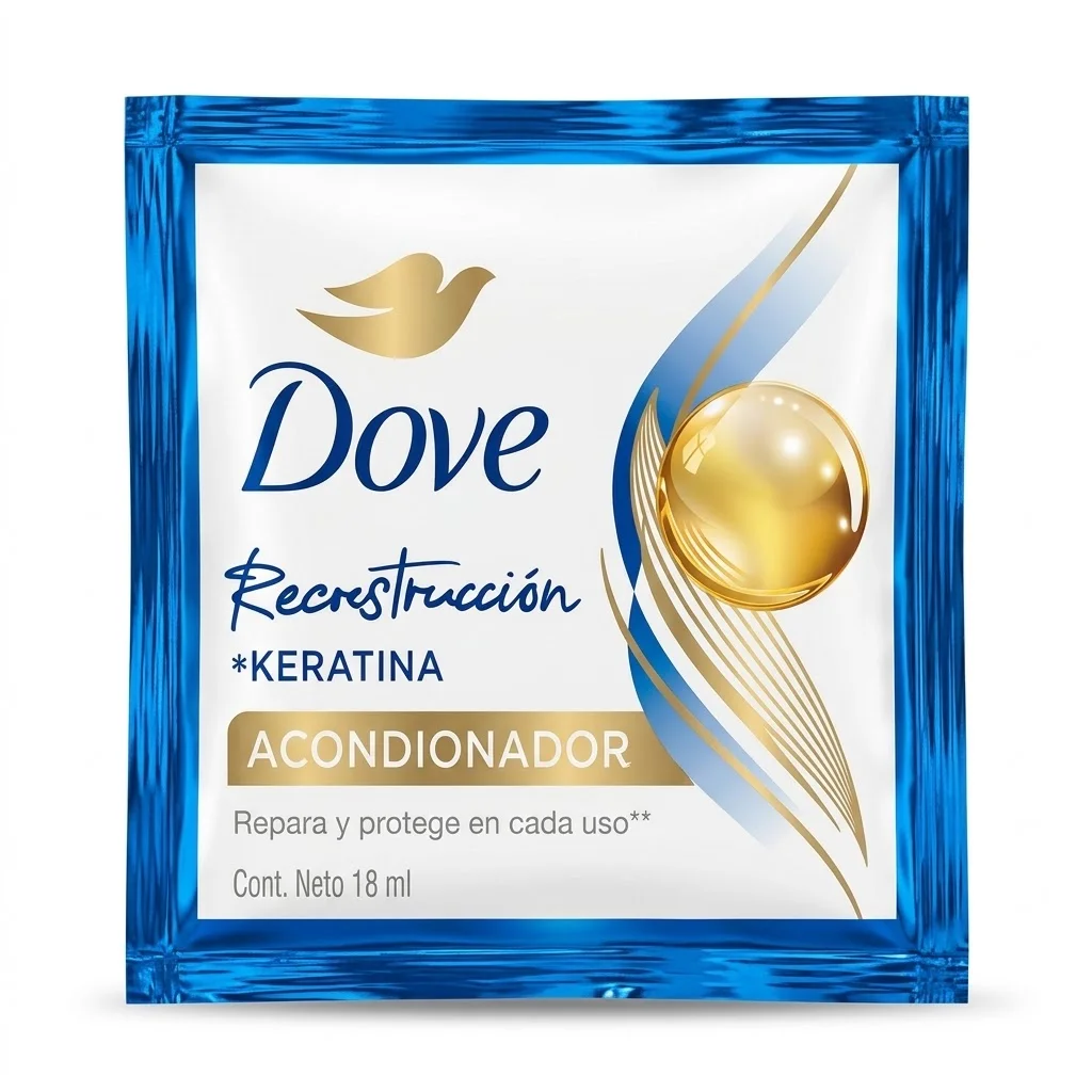 Acondicionador Dove Reconstruccion Keratina Sobre 18ml